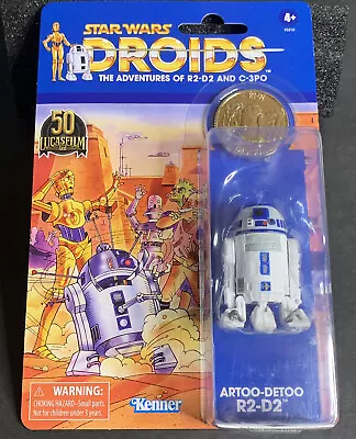 Star Wars Droids R2-D2 Action Figure Lucasfilm 50th  Adventures Of R2-D2 & C-3PO • $15.99