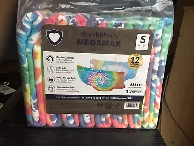 Plastic Adult Diapers Rainbow Not Vintage Pampers Attends Northshore Tie Dye Pak • $40