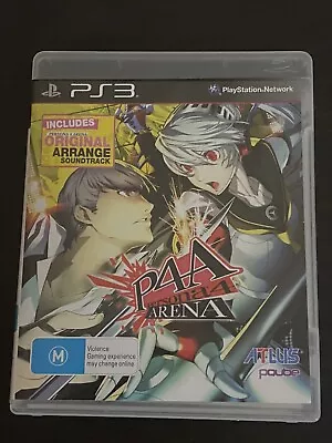 P4A Persona 4 Arena PS3 Like New Complete With Manual And CD Fighting Free Post • $199.99