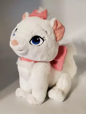 Disney Just Play Aristocats 12  Marie White Cat Plush Embroidered With  Disney  • $23