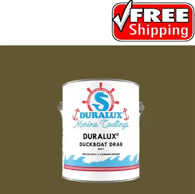 Duralux Marine Paint 1 Gal Camouflage Duck Boat Drab Marine Flat Enamel M6911 • $55.42