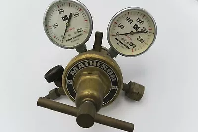 Matheson Regulator With Flow Meter Model 9-580 • $31.99