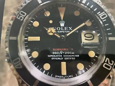 Vintage Rolex 1680 Red Submariner Cal. 1570 - 1973 Stainless Steel Mens Watch • $24550