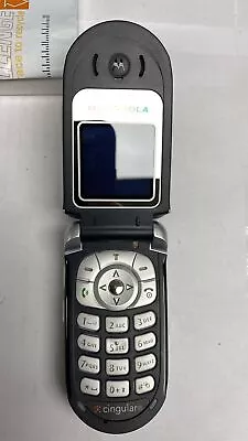 Motorola V180 CellPhone Silver Only For Parts • $8.99