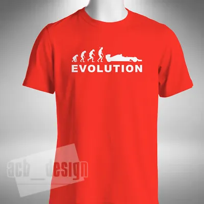Formula 1 Evolution T-Shirt Funny Motor Car Racing Hamilton Vettel • £9.99