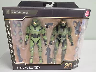 Jazwares Spartan Collection Halo 20 Years Master Chief 2 Pack Gamestop • $52.99