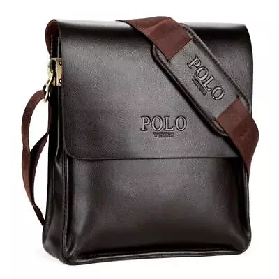 Hot Men's Messenger Bag Leather Polo S Crossbody Handbags Shoulder Travel Bags • $33.99