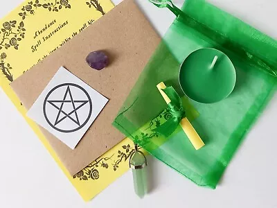 Spell Pendant Kit Bag - Choose From List - Witch Pagan Wicca Witchcraft Ritual • £4.89