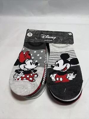 Mickey & Minnie Womens Stay Put Liner Socks 10 Pack  • $12.80
