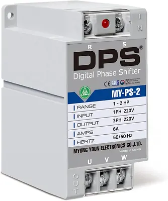 Single Phase To 3 Phase Converter My-Ps-2 Model Suitable For 1Hp(0.75Kw) 3 Amp • $137.99