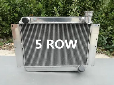 5 Row UP TO 700HP Aluminum Radiator For Chevy Corvette 350 V8 MT 1955-1960 59 58 • $175