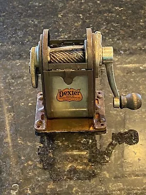 Vintage DEXTER Pencil Sharpener Chicago U.S.A Patent Date 1921 • $22