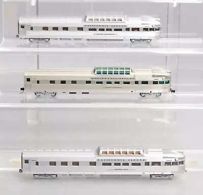 Kato & BRASS N Scale California Zephyr Passenger Cars [3] EX • $240.62