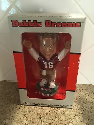 $34.99 • Buy Joe Montana San Francisco 49ers Touchdown Bobble Dreams Bobblehead NIB