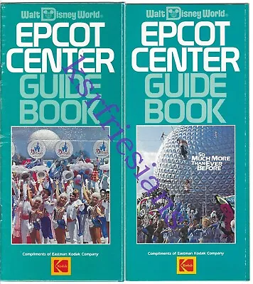 1987 EPCOT Guide Books Maps Walt Disney World WDW Brochures • $19.99