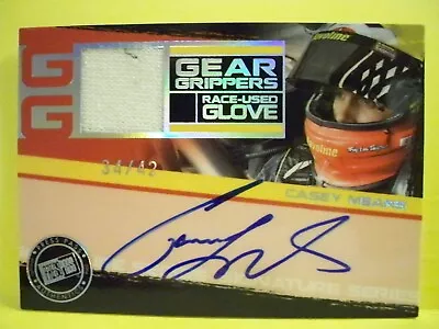 2006 Casey Mears Stealth Gear Grippers Race-Used Glove Autograph • $50