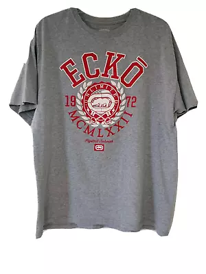 Ecko Unltd World Famous Rhino Brand Gray -xl- T-shirt • $15