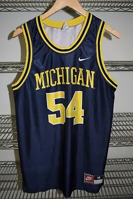 Michigan Wolverines Vtg Nike Basketball Jersey Men's Medium • $9