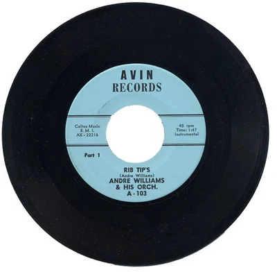 £11.99 • Buy Andre Williams & His Orchestra   Rib Tips  1967 Northern Soul Blue