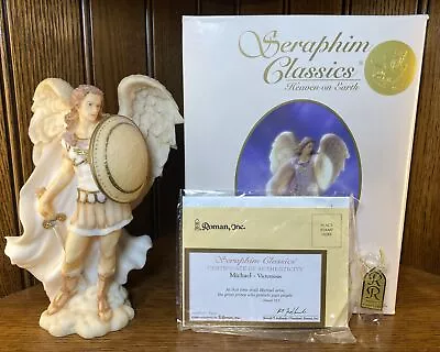 VTG Seraphim Classics Michael Victorious Angel Roman 78191 Figurine Art Gift (E) • $34.99