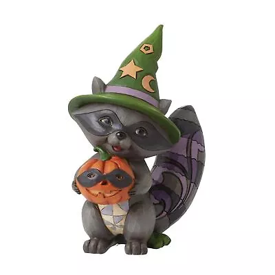 Jim Shore Heartwood Creek Pint Sized Halloween Raccoon Figurine 6012748 • $33.99