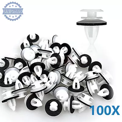 100pcs Door Panel Clips With Seal Ring For BMW E30 E34 E36 E38 E46 X5 M3 M5 Z3 • $3.99