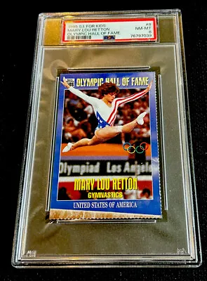 MARY LOU RETTON ROOKIE Sports Illustrated SI For Kids Gymnastics USA PSA 8 • $350