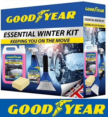 £16 • Buy Goodyear Winter Essential Car Kit Screenwash|Demister Pad|De-Icer|Ice Scraper