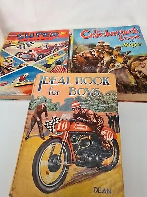 Vintage 1950’s Books. The Crackerjack BookIdeal Book Super Book For Boys • £5