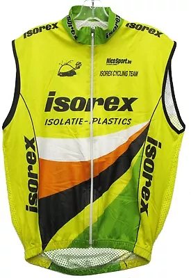 Isorex Team Sleeveless Vented Racing Cycling Bike Jersey Vest Men's Large L • $14.30