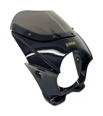 MiniCafe Fairing Windshield 5.75  Headlight For Harley Davidson Super Glide FXR • $69.99