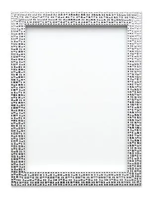 Flat Bright Mirror Effect Mosaic Picture Photo Poster Frame A4 A3 Silver Black • £5.51