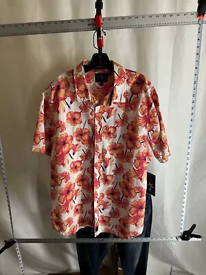 NWT Marc Ecko Floral SHORT SLEEVE BUTTON UP SHIRT XL Extra Large  • $16