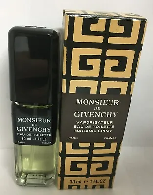Monsieur De Givenchy Eau De Toilette Spray 1.0 Oz NEW Original Vintage Original • $69.99