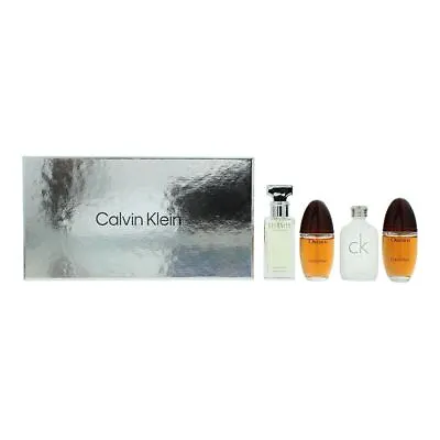 Calvin Klein Women 4 X 15ml Mini Gift Set For Her - Damaged Box • £28.76