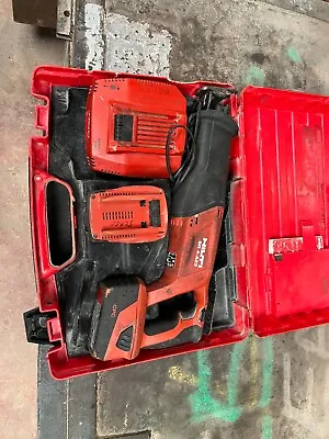 £275 • Buy Hilti Recip Saw SR 4-A22 Two Batteries Great Tool Deal