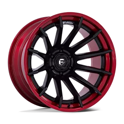 Fuel Off-Road FC403 Burn 22X10 -18 Black & Candy Red Wheel 6X139.7 6X5.5 (QTY 4) • $2200