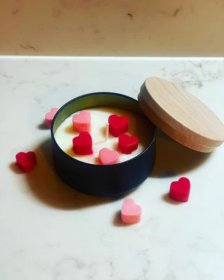 £10 • Buy Pot Candles Valentines Gift Optional Personalised Hidden Message