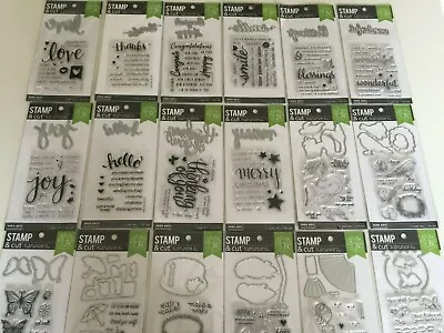 $7.19 • Buy Hero Arts Stamp & Cut YOU CHOOSE! All Your Favorite Clear Stamps And Match Dies