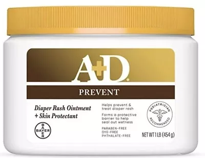A+D Original Diaper Rash Topical Ointment & Skin Protectant Paraben Free 16 Oz • $25