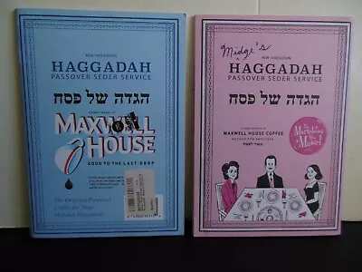 Lot Of 2    MRS MAISEL Edition Maxwell House Haggadah  Ready For PASSOVER?? • $20