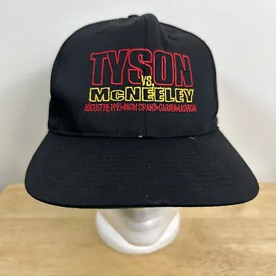 MGM Grand Las Vegas 1995 Mike Tyson Vs McNeeley Boxing Snapback Hat Cap LV • $65