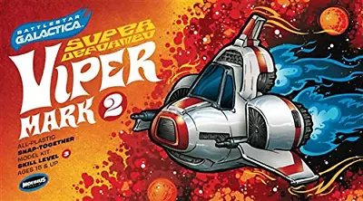 Battlestar Galactica Super Deformed Chibi Viper MK II Model Kit Moebius 18SMB28 • $24.99