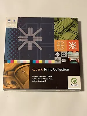 Quark Print Collection. (PC CD) (Windows And Mac) (Very Good Condition) • $20