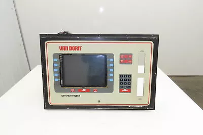 Van Dorn CRT Pathfinder Operator Control Data-Panel Monitor Flat Screen • $299.99