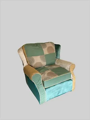 Large Armchair With Patchwork Loose Covers • £50