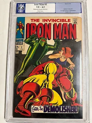 Iron Man #2 Pgx 8.5 Death Of Drexel Cord Marvel 1968 • $199.95