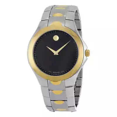 Movado Luno Sport Black Dial Two-tone Men's Watch 0606906 • $370.71