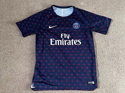 Nike - Paris Saint-Germain - Dry Squad GX Jersey Fleur-de-lis - Boys Size XL • $7.55