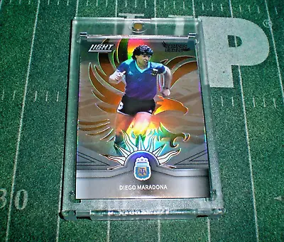 2023 Fansmall Argentina Diego Maradona Pampas Eagle Insert Silver Refractor SP🔥 • $24.99